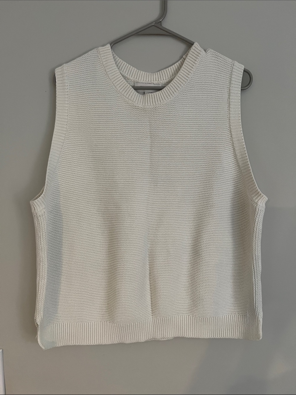 Banana Republic Cream Knit Sleeveless Tank